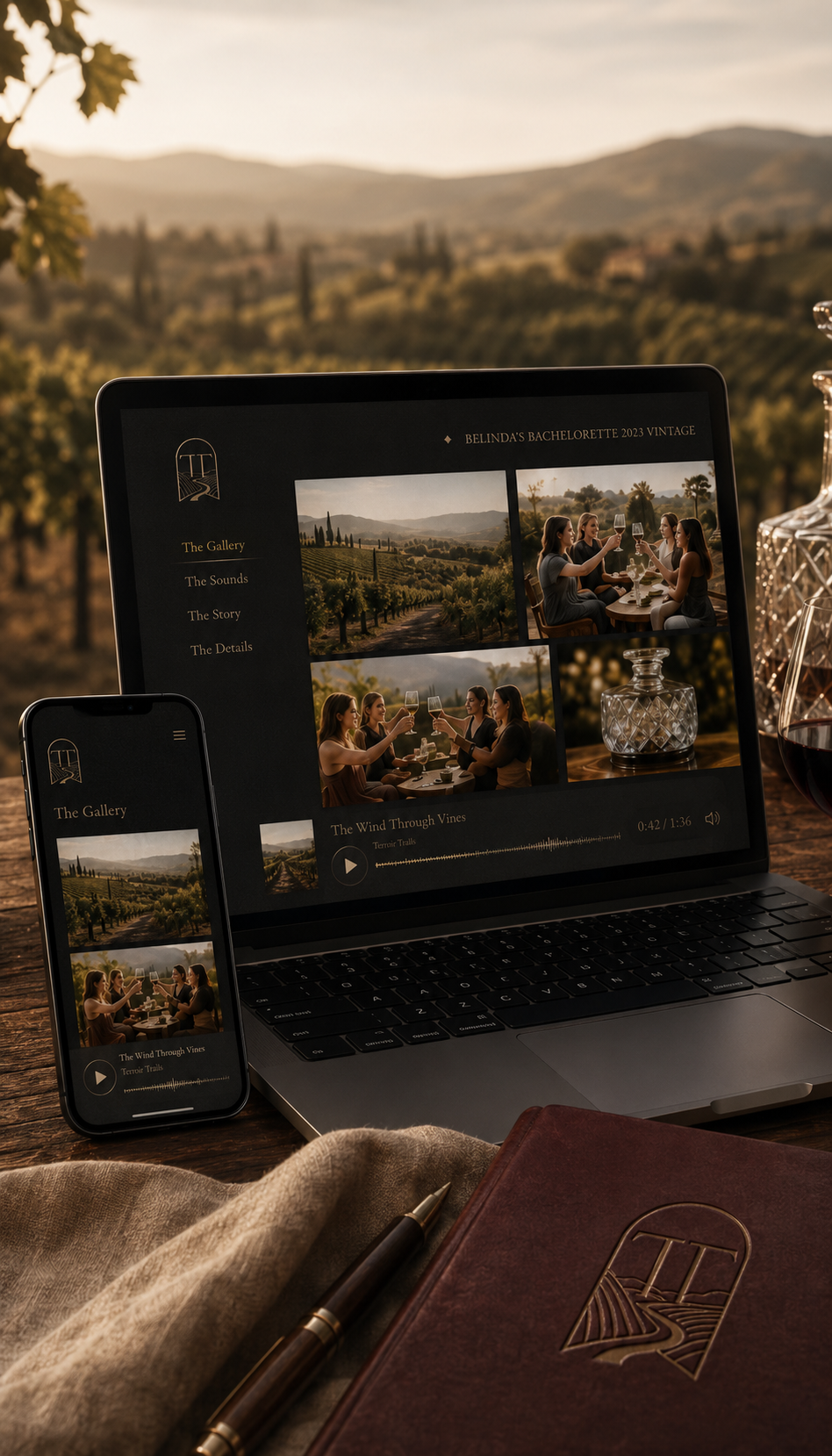 The Digital Ledger — a private editorial portal of documentary photography and ambient audio
